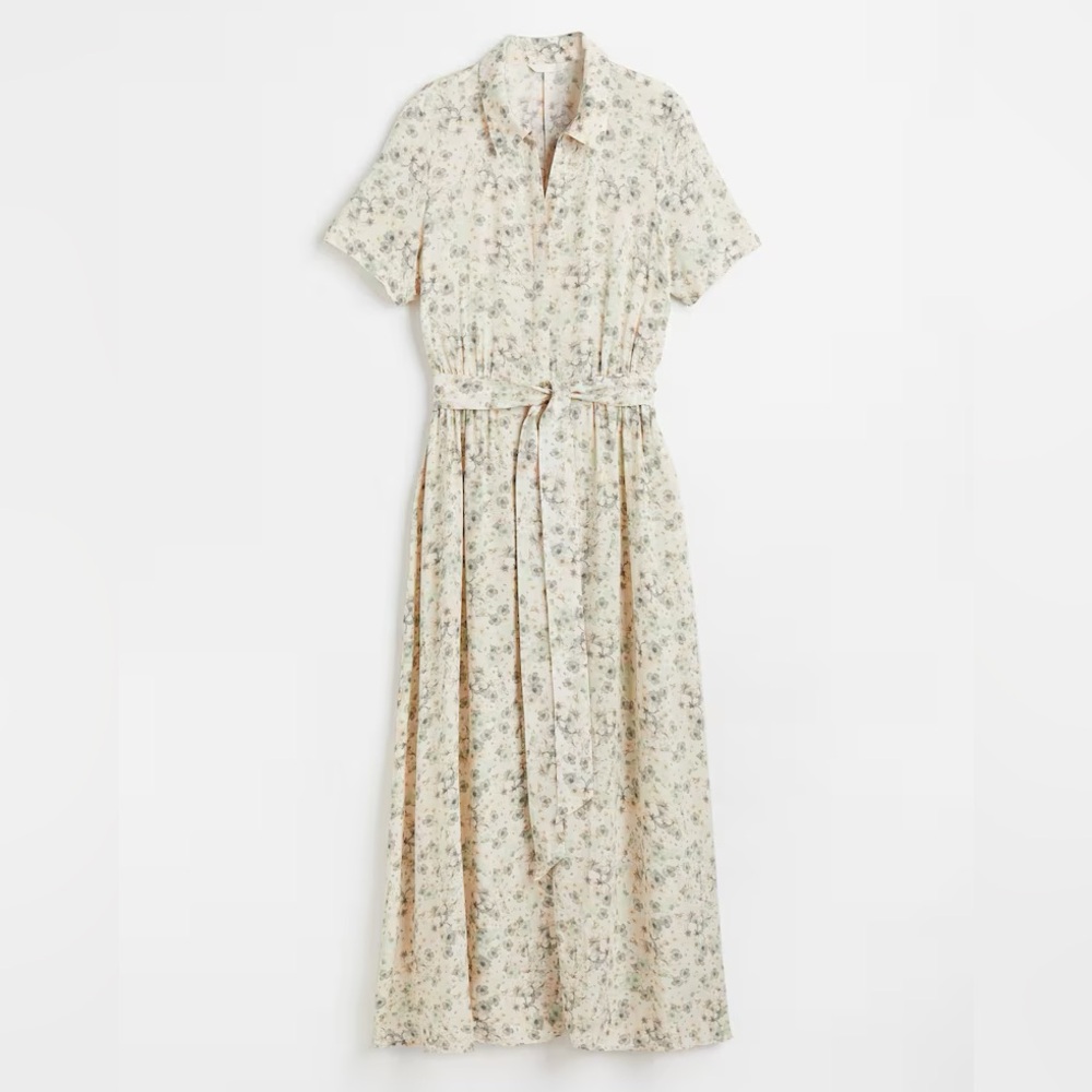 NWT tie belt floral dress